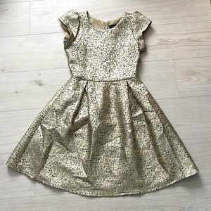 Gold Dress Size: 14 kids Worn Once Excellent Condition